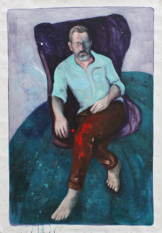 Alexander  
2012  
Acryl auf Leinwand  
235 x 160 cm