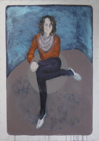 Sabrina  
2012  
Acryl auf Leinwand  
210 x 152 cm
