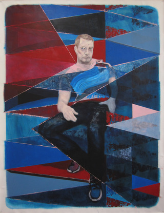 Christoph  
2014  
Acryl auf Leinwand  
210 x 165 cm