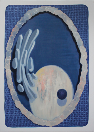 Theres (I)  
2024  
Acryl auf Leinwand  
70 x 50 cm