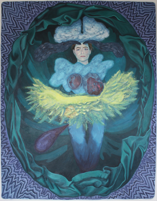 Kaya  
2025  
Acryl auf Leinwand  
200 x 155 cm